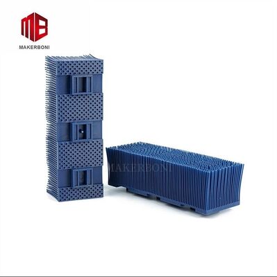 148 X 50 X 43mm Blue Nylon Bristle Block For Kuris Auto Cutter Machine