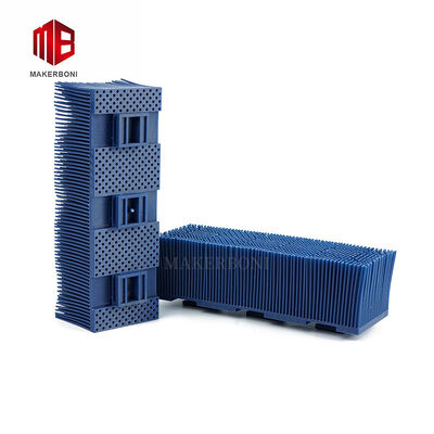 148 X 50 X 43mm Blue Nylon Bristle Block For Kuris Auto Cutter Machine