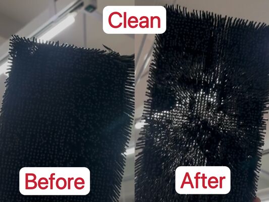 Bristle clean machine use on the auto-cutter, increasing bristle lifespan by 40%